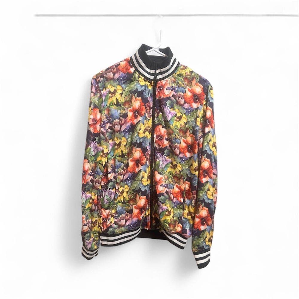 Vibrant Floral Men's Lightweight Jacket‎